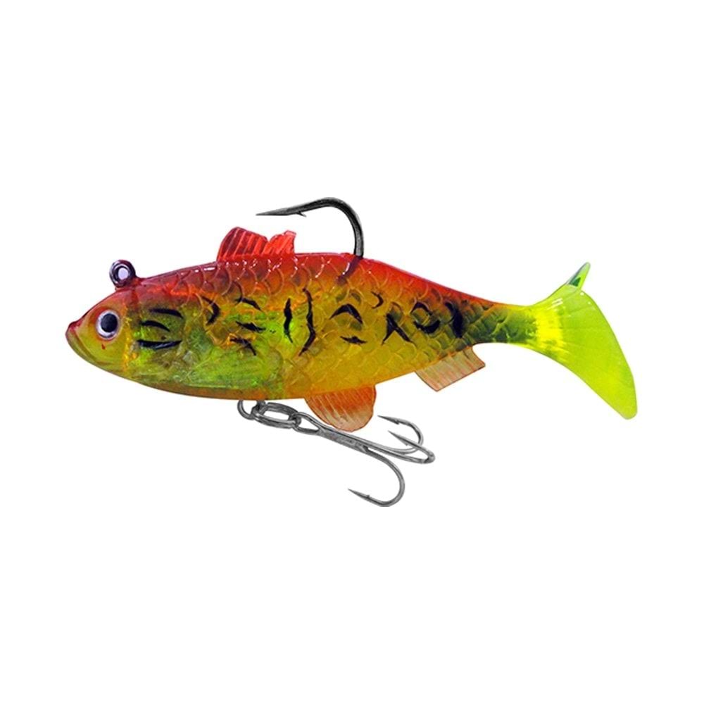 Effe Sasi İki İğne LW011 Renk J199 Silikon Sahte Balık Yem - 8 CM