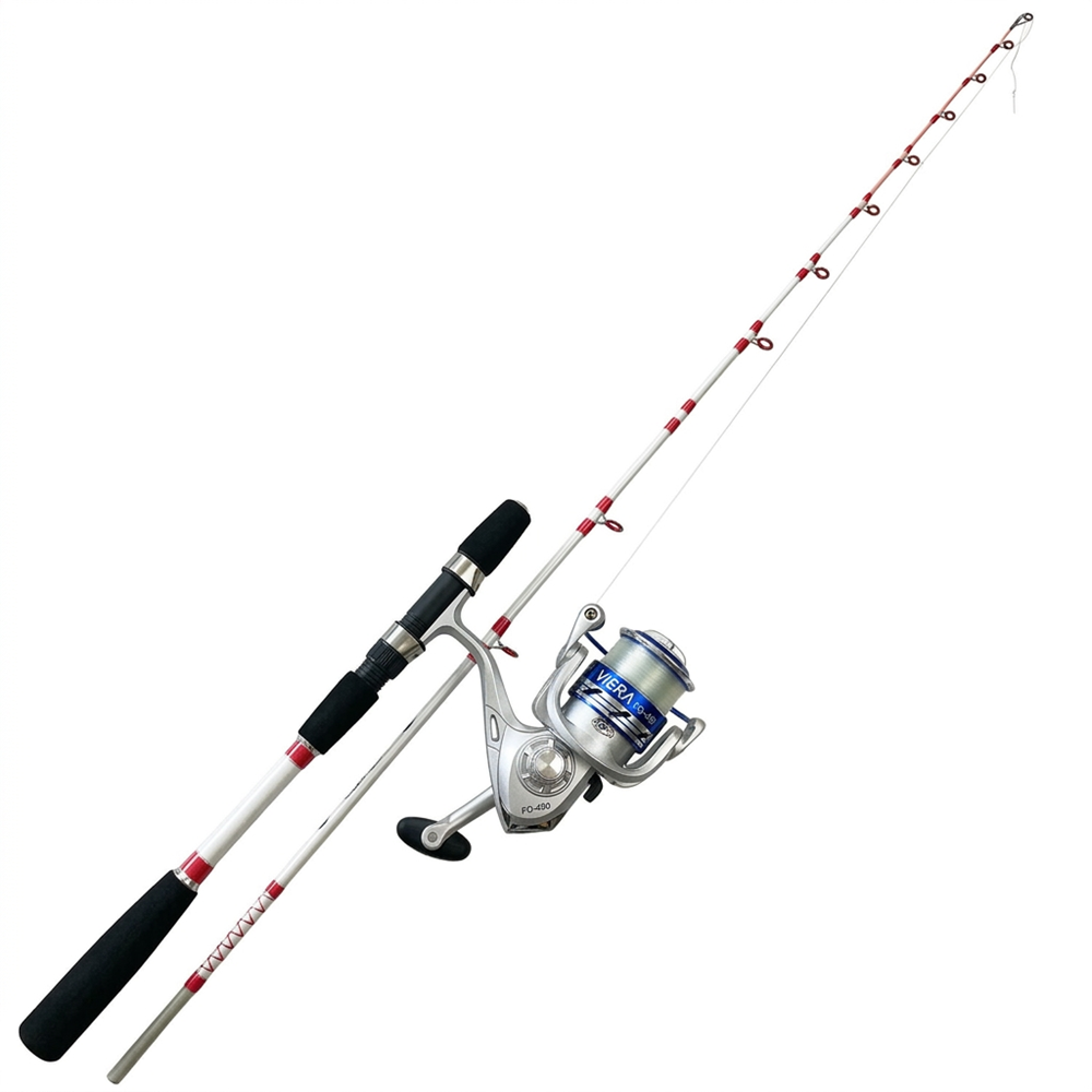 Big Bull 1.80m Dolgu Kamış Viera FD 430-440 Makine Bot Tekne Balık Oltası Seti