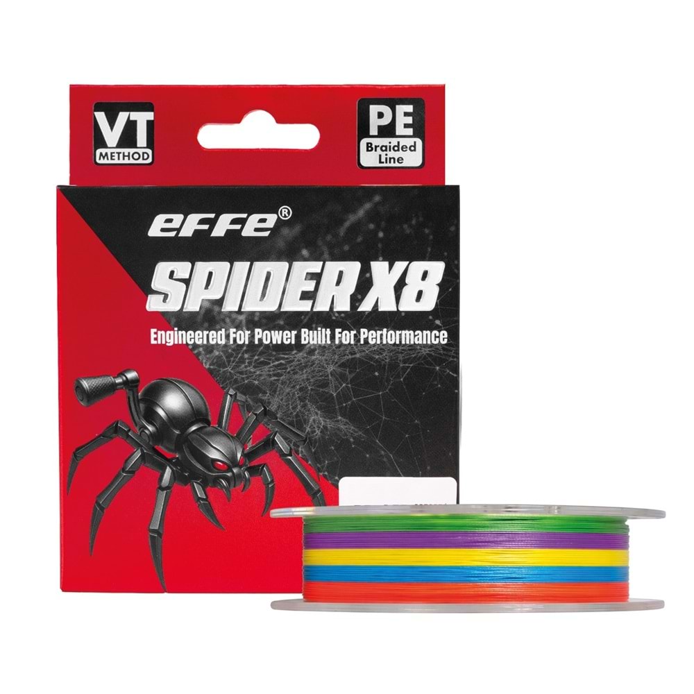 Effe Spider X8 Multicolor 150 Mt. İp Misina - 0.14MM