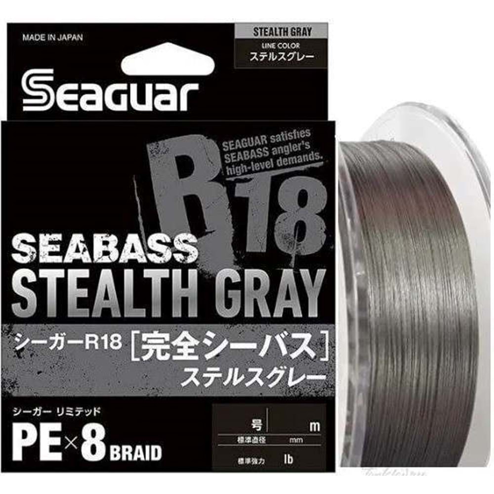 Seaguar Seabass Stealth Gray 8X 150m Gri Pe - 0.128MM