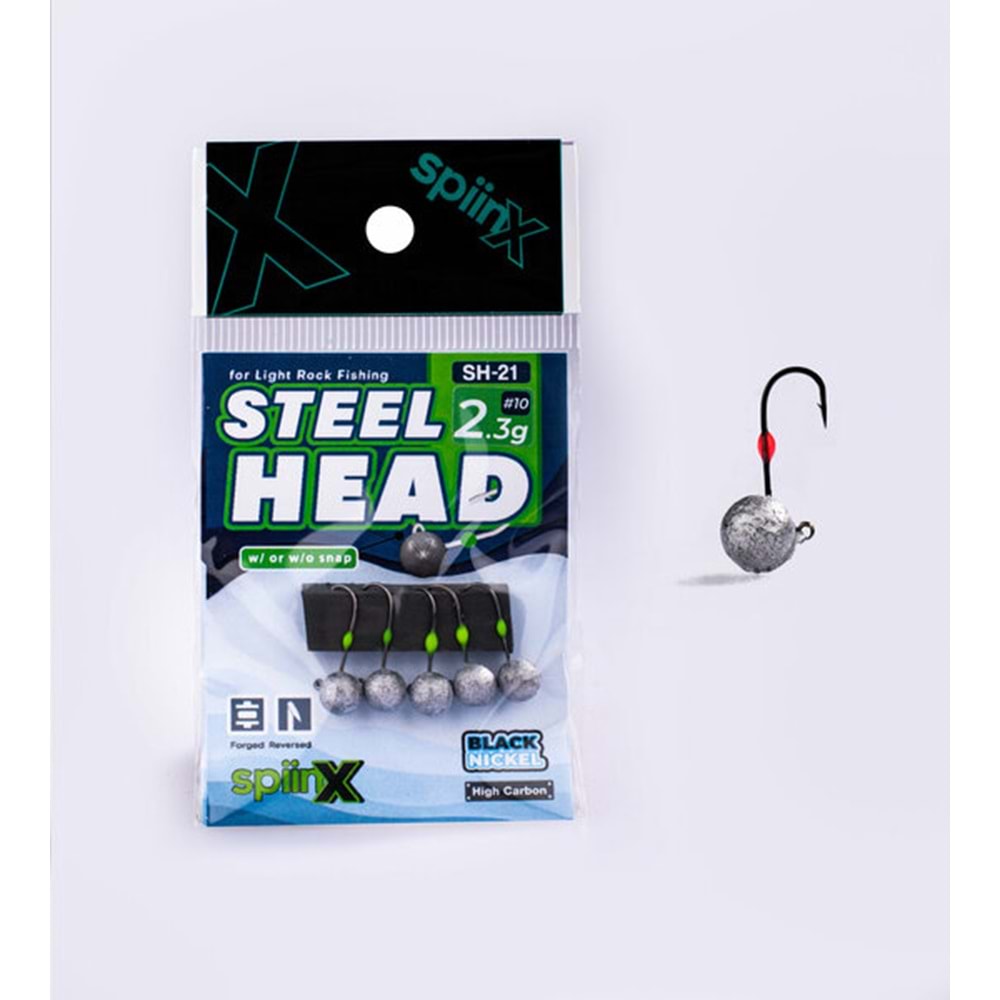 Spiinx Steel Head Jighead İğne No:10 5li Paket - 2.3 GR
