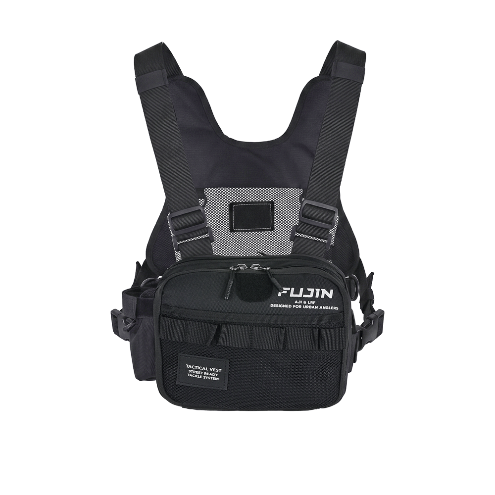 Fujin Aji Vest Tactical Black Balıkçı Çantası