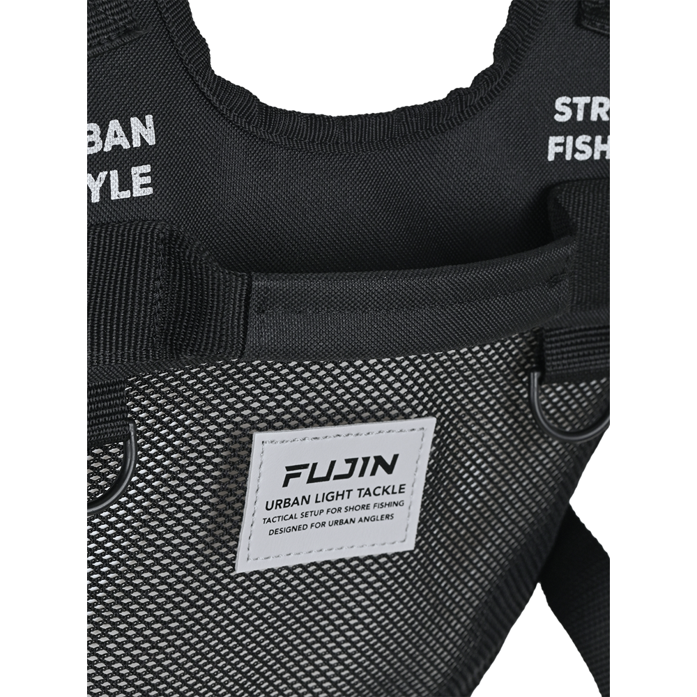 Fujin Aji Vest Tactical Black Balıkçı Çantası