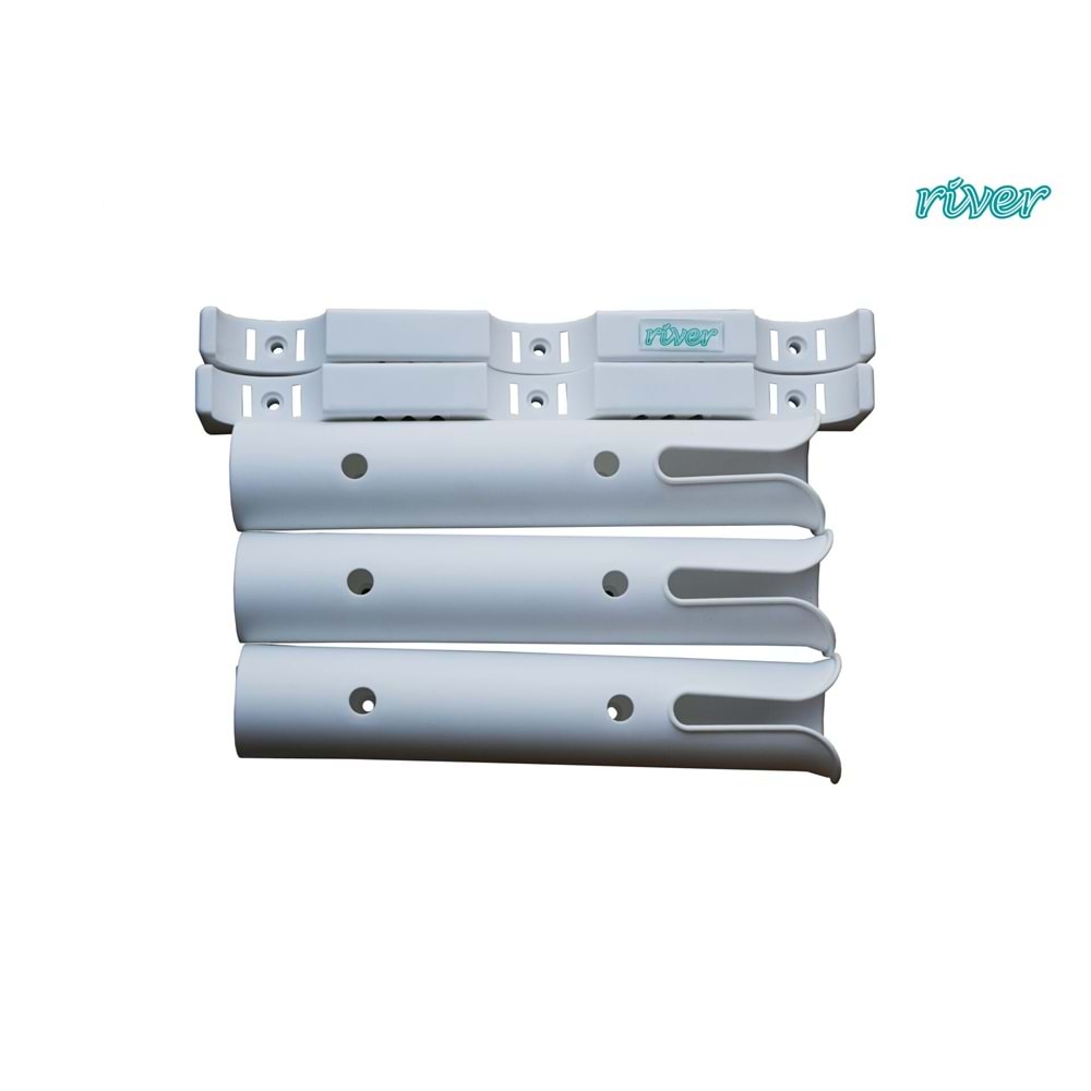 River Bot Kamış Yuvası Plastik 22x5x30cm 3 Göz