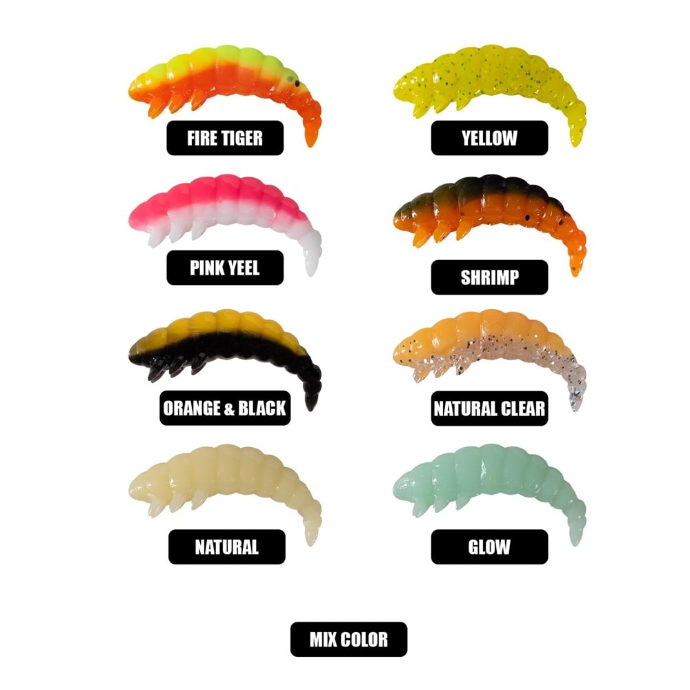 Effe Fat Camola Garlic HG36 35mm 15li Silikon Sahte Yem - FIRE TIGER
