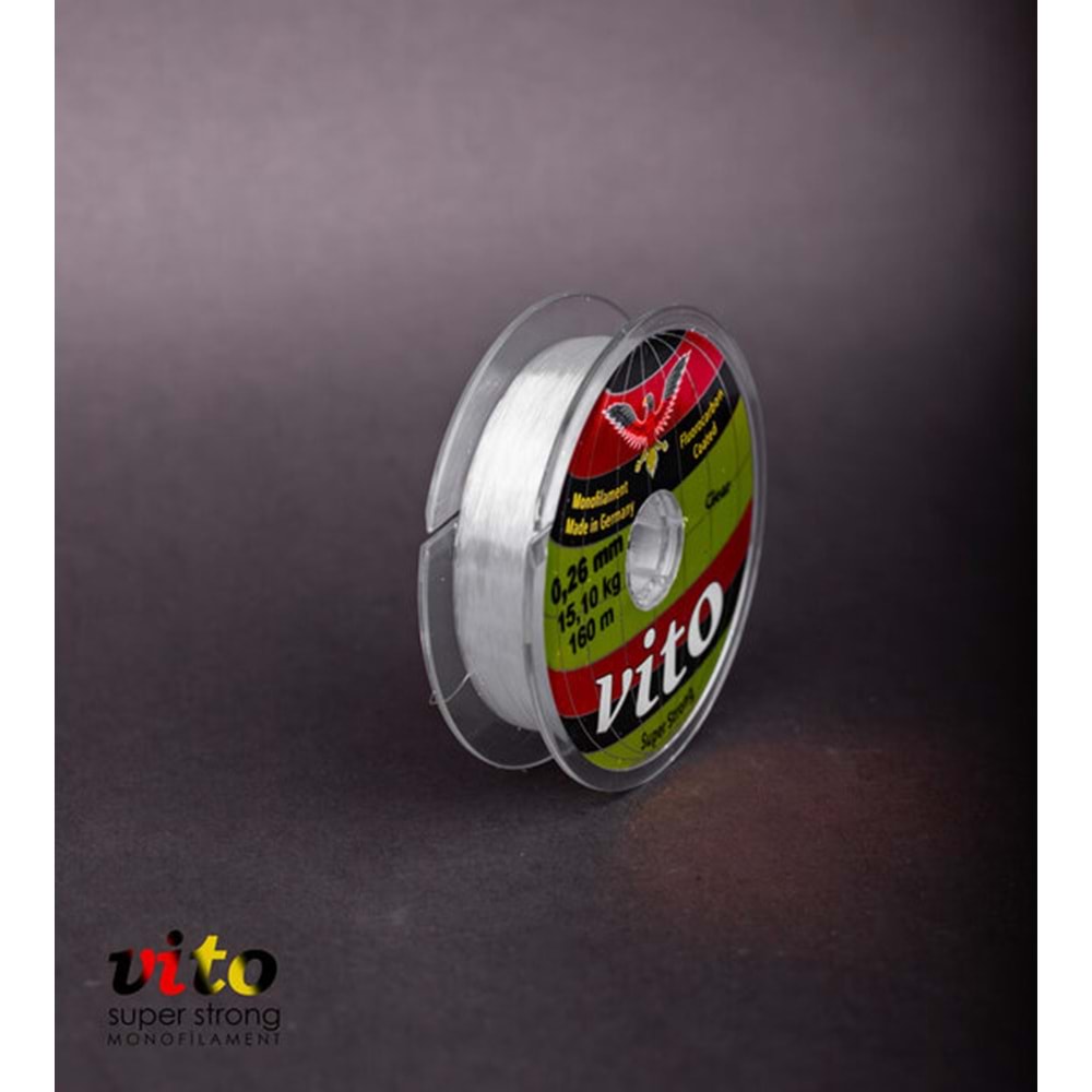 160m. Vito Süper Strong Fluorocarbon Coated Olta Misinası - 0.26MM