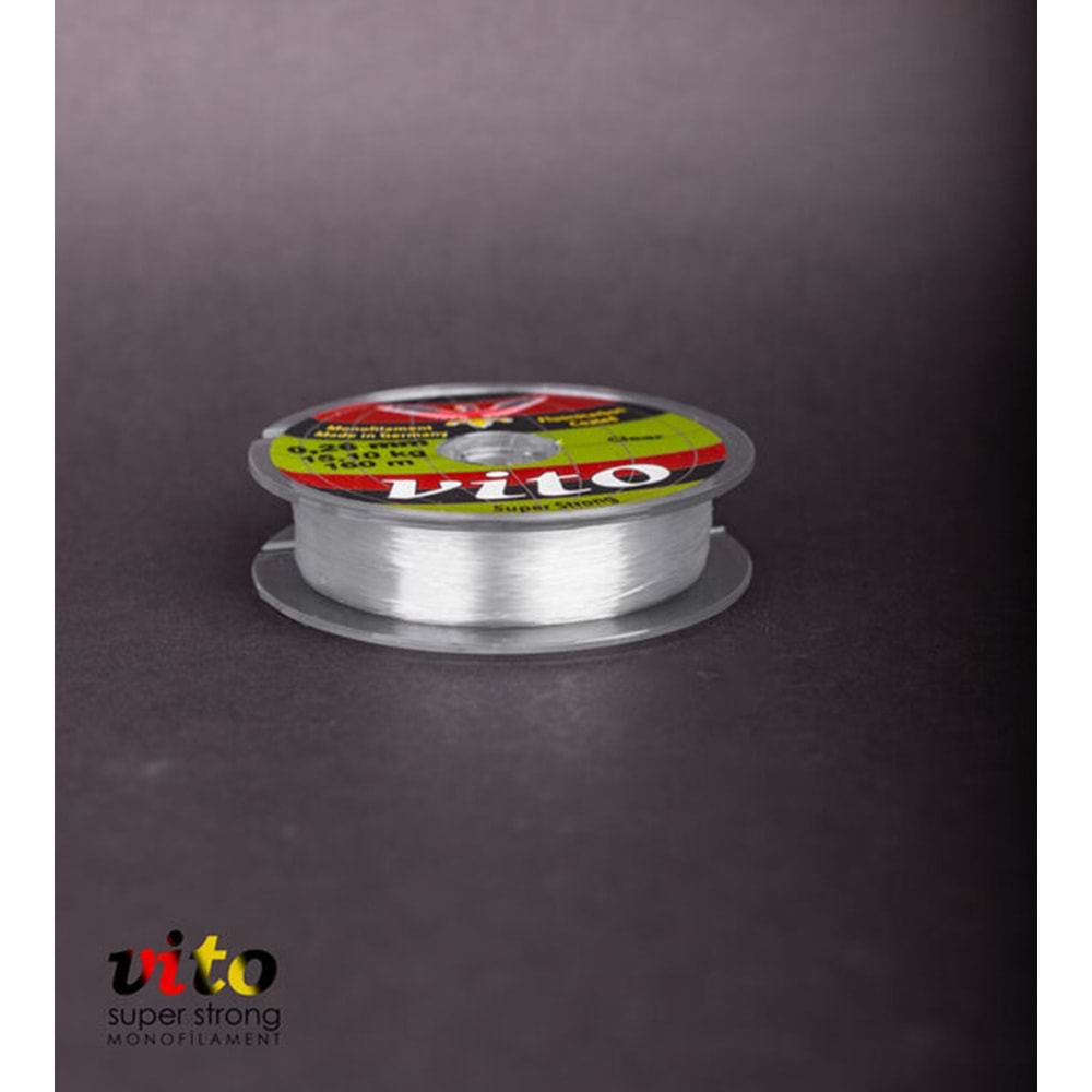 160m. Vito Süper Strong Fluorocarbon Coated Olta Misinası - 0.26MM