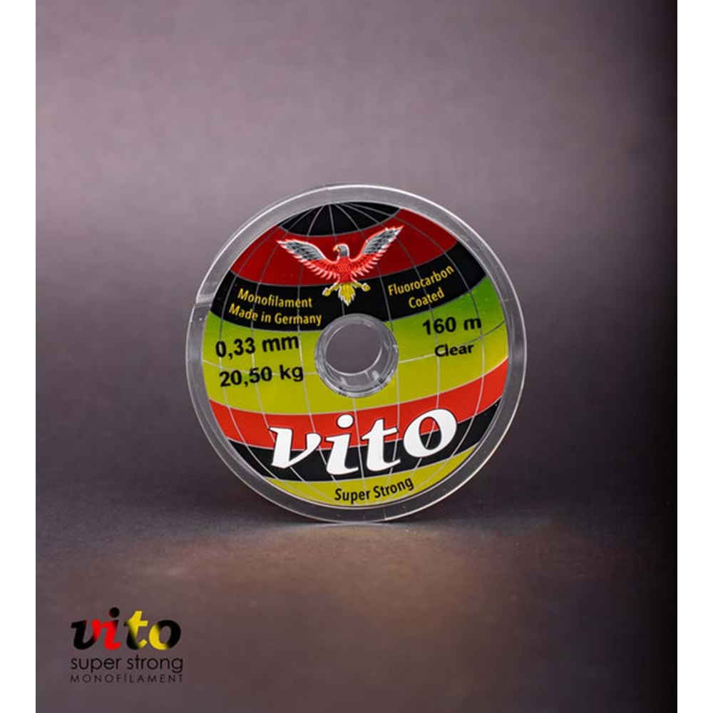 160m. Vito Süper Strong Fluorocarbon Coated Olta Misinası - 0.33MM