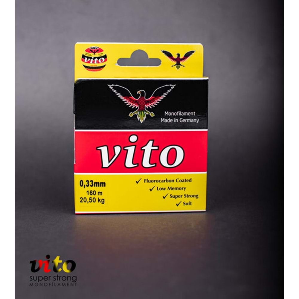 160m. Vito Süper Strong Fluorocarbon Coated Olta Misinası - 0.33MM