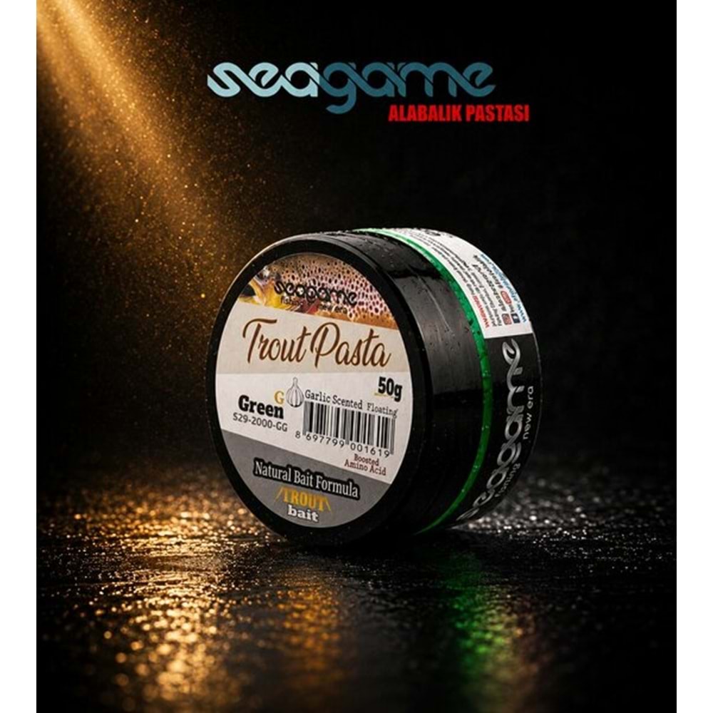 Seagame Trout Pasta Sarımsak Aromalı Alabalık Hamuru - YEŞİL
