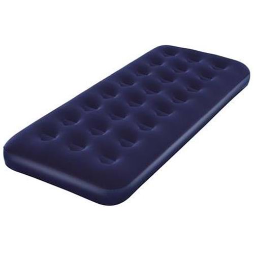 Bestway 67000 Flocked Single Blue Tek Kişilik Şişme