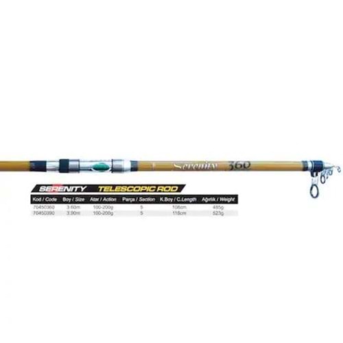 Protackle Serenity 3.90m Epoxytele Surf Kamış