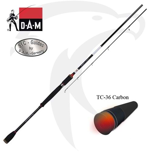 DAM Effzett Pro Crank Metal 2.40 m 12-42 gr Spin Kamış