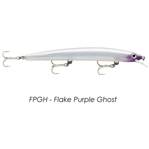 RAPALA MAX RAP 15GR 130MM MXR13 FPGH FLAKE PURPLE GHOST MAKET BALIK