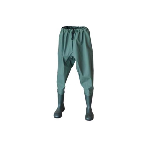 PVC ÇİZME PANTOLON MODEL BELİ LASTİKLİ