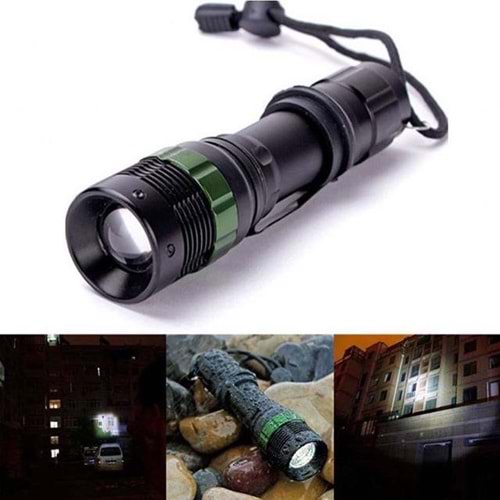 Watton WT-037 Orjinal 500 Lümen Şarjlı Zoomlu Acil Durum Feneri