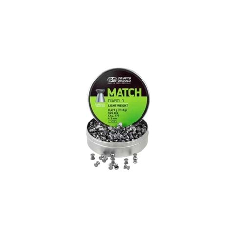 JSB MATCH DIABOLO LIGHT WEIGHT 4.5MM HAVALI SAÇMA 500PCS