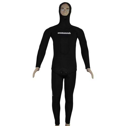 SEAMAN 5mm SİYAH AVCI DALIŞ ELBİSESİ