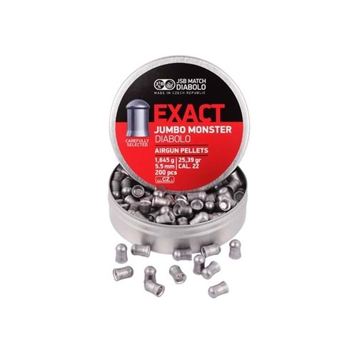 JSB JUMBO MONSTER DIABOLO 5.52MM AIRGUN PELLETS 200PCS