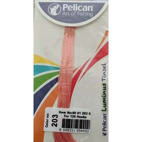 Pelican Tinsel Fosforlu Sim Col:203