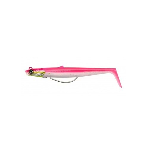 Savage Gear Sandeel V2 Weedless 11.5 cm 22 gr Pink Pearl Silver 2+1