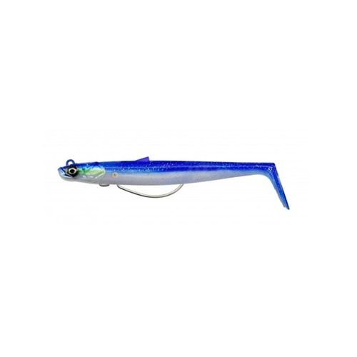 Savage Gear Sandeel V2 Weedless 11.5 cm 22 gr Blue Pearl Silver 2+1
