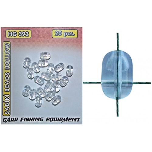 4.7X6mm Bolie Sabiki Beads Hollow HG392
