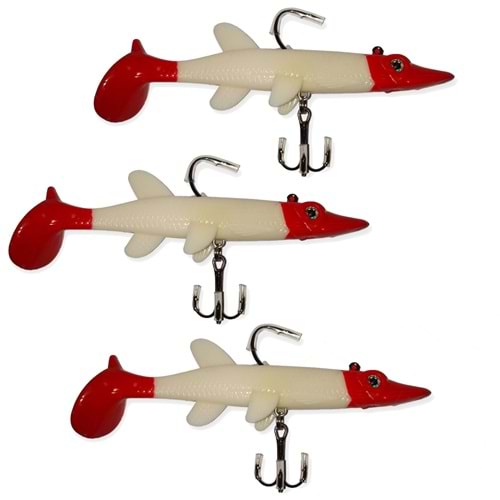 Oskar Turna Silikon Balık Color 3 10cm 3lü Paket