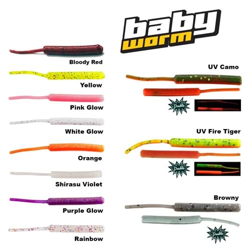 Fujin Baby Worm 5.2cm Floating LRF Silikonu