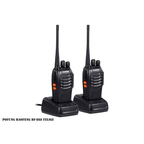 2 Adet Pofung Baofeng BF-888 Telsiz Walkie Talkie