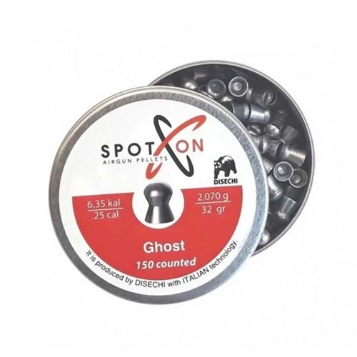 Spoton Ghost 32 Grain 6.35 mm Havalı Saçması 150 Adet