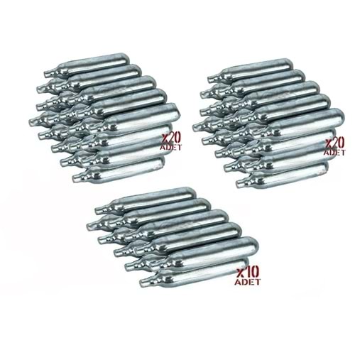 50 Adet 12gr CO2 Havalı Tüpü