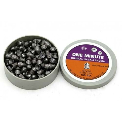 One Minute 6.35mm 150 Adet Havalı Saçması