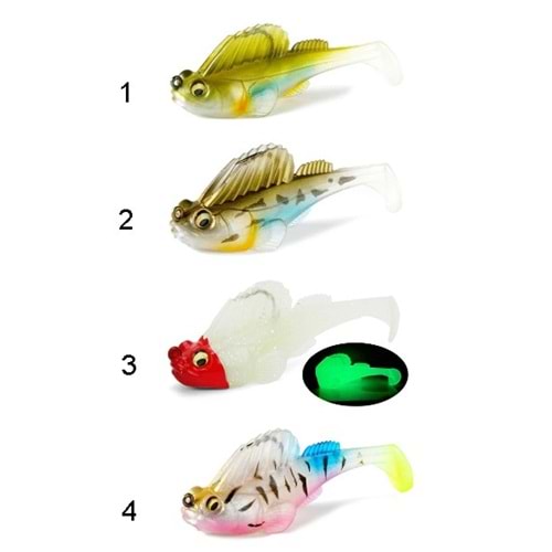 Captain 3069 Jumping Soft 7.5cm 14gr Levrek Silikonu Suni Yem