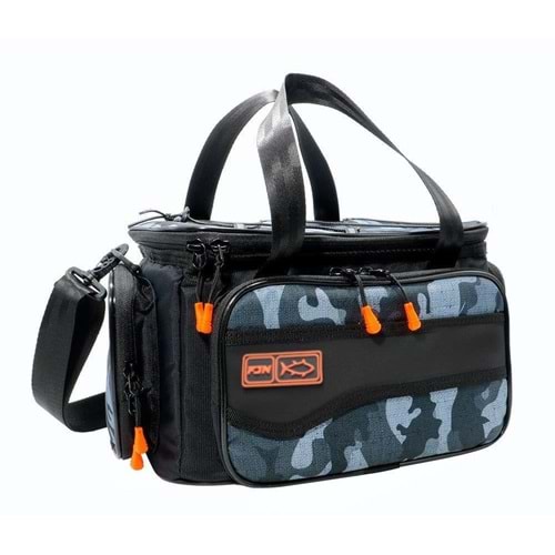 Fujin Black Camo Helper Bag Lrf Spin Balıkçı Çantası