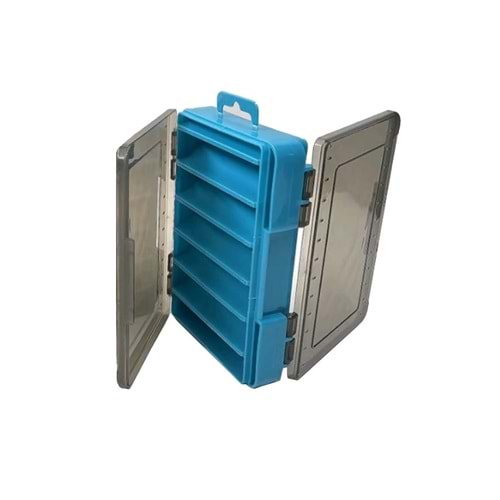 Captain 7223 Blue Sahte Balık Kutusu 12 Gözlü 13x9x3cm