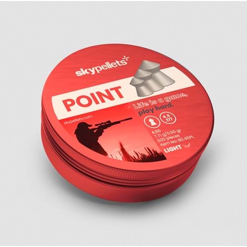 Skypellets 4.5mm Light Point 7.71g/0.50gr 200 Adet Havalı Saçması