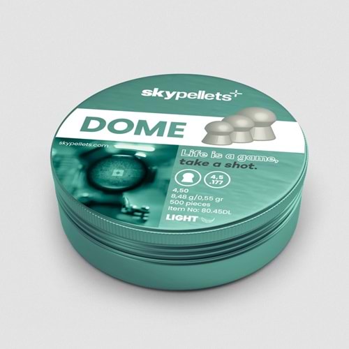 Skypellets 4.5mm Light Dome 8.48g/0.55gr 200 Adet Havalı Saçması