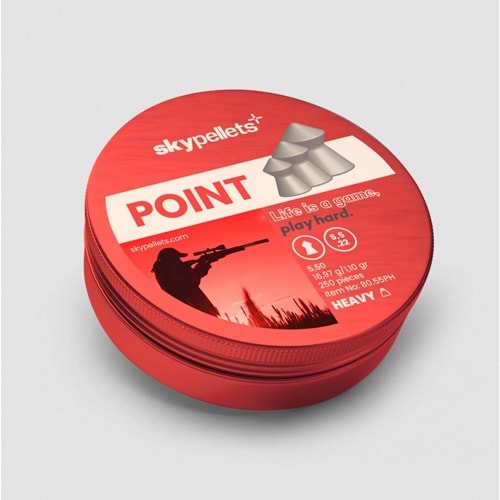 Skypellets 5.5mm Heavy Point 16.97g/1.10gr 250 Adet Havalı Saçması