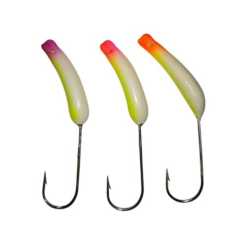 5gr Glow Boyalı 3lü Paket Palamut Lüfer Zokası