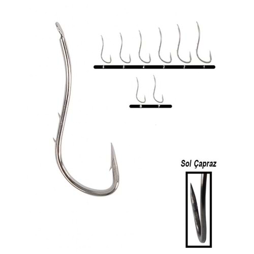 Hayabusa HRYU 191 Tırnaklı Canlı Yem İğnesi 15li Paket Nikel