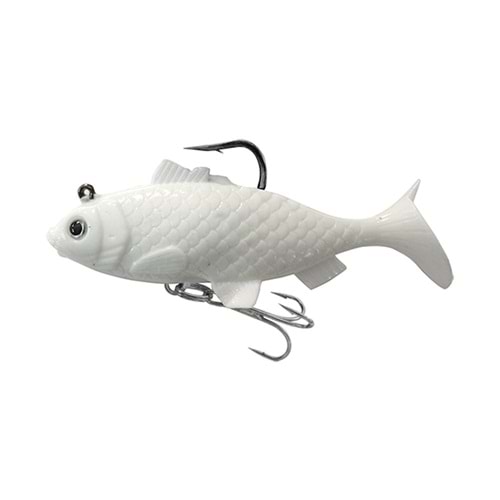 Effe Sasi İki İğne LW011 Renk W001 Silikon Sahte Balık Yem