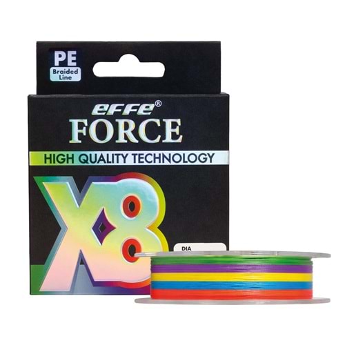 Effe Force X8 Multicolor 150 Mt. İp Misina