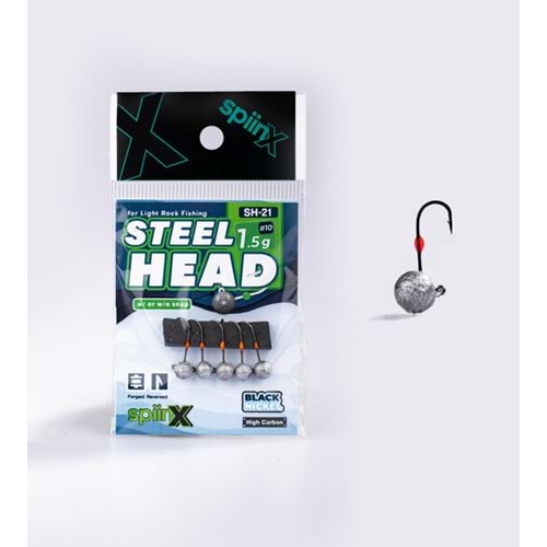 Spiinx Steel Head Jighead İğne No:10 5li Paket