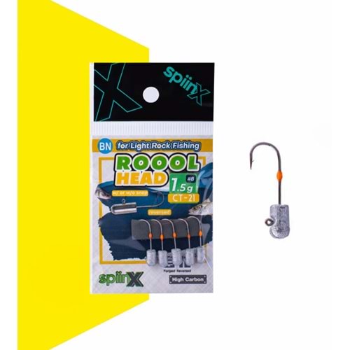 Spiinx Roool Head Jighead 1.5gr 8 Numara İğne 5li Paket