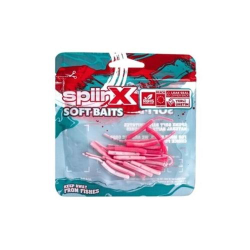 SpiinX Baby Fish Silikon 4.5cm 18P Sugar Pink
