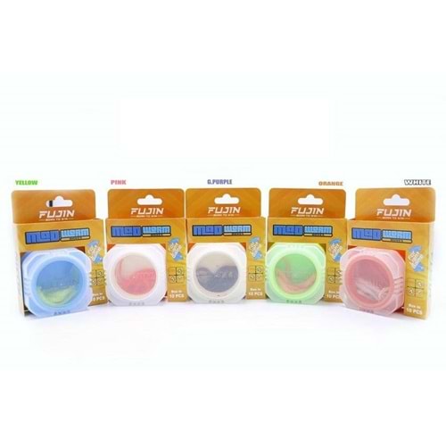 Fujin Mad Worm 9cm Saklama Kutulu LRF Silikonu