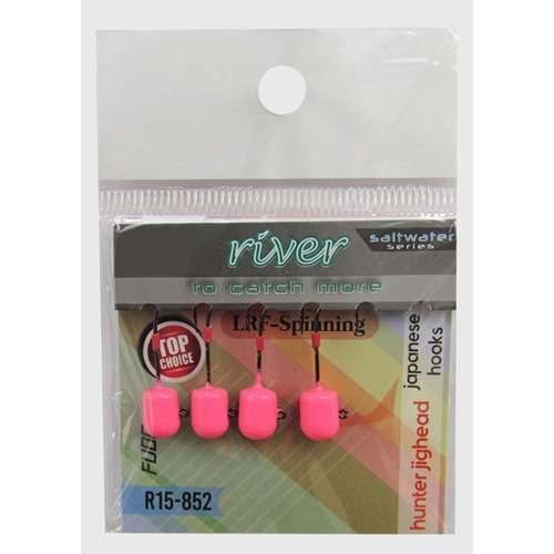 Rıver Hunter Jig Head Pembe Glow 4P