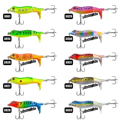 Effe Turbo Tail 90F Dönen Kuyruklu Rapala Maket Balık