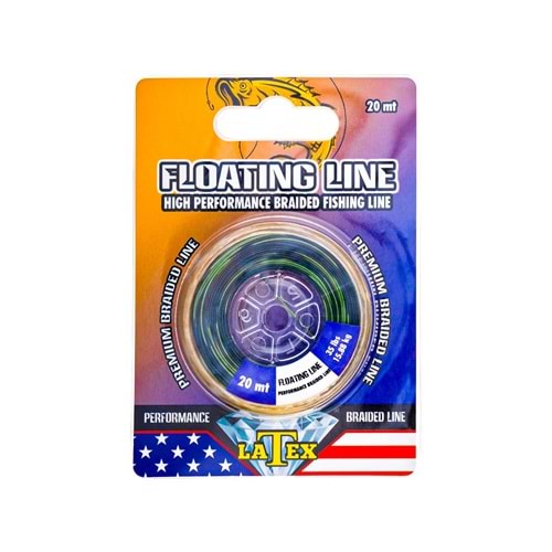Latex Floating Line 20m. Batmayan Yeşil İp Misina